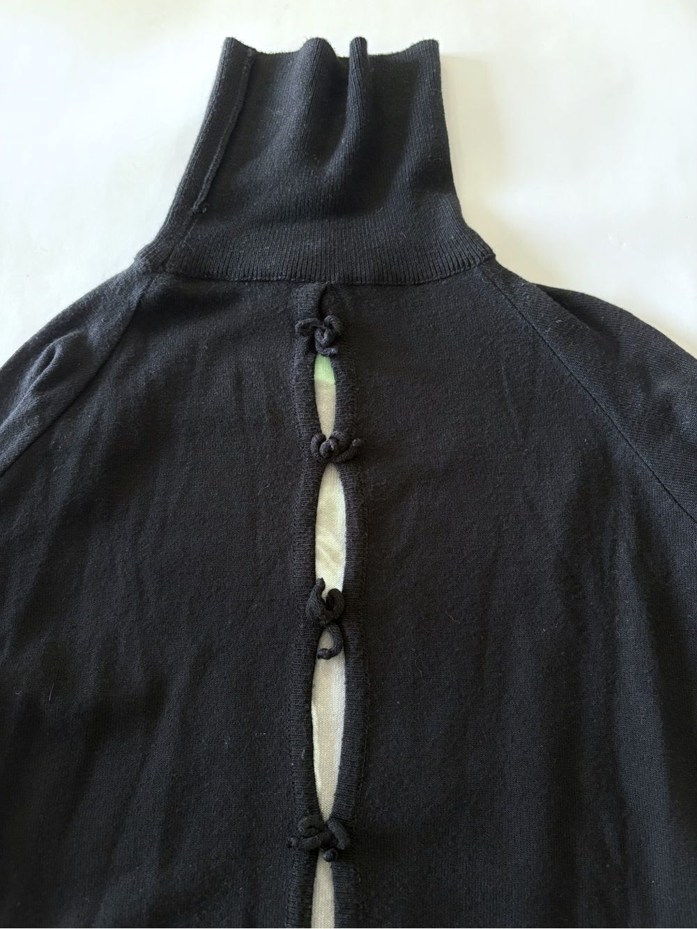 Twin-Set by Simona Barbieri S Graphic Turtleneck Top Goth Y2K Avant Garde - Picture 5 of 9
